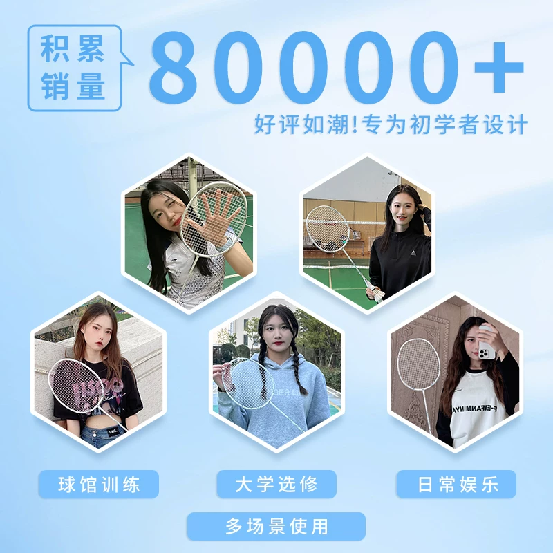 Подлинная ракетка для бадминтона Xunfeng K520pro из углеродного волокна 4U ультра-легкая лезвие KUMPOO Xunfeng серебристое лезвие одиночная и двойная ракетка