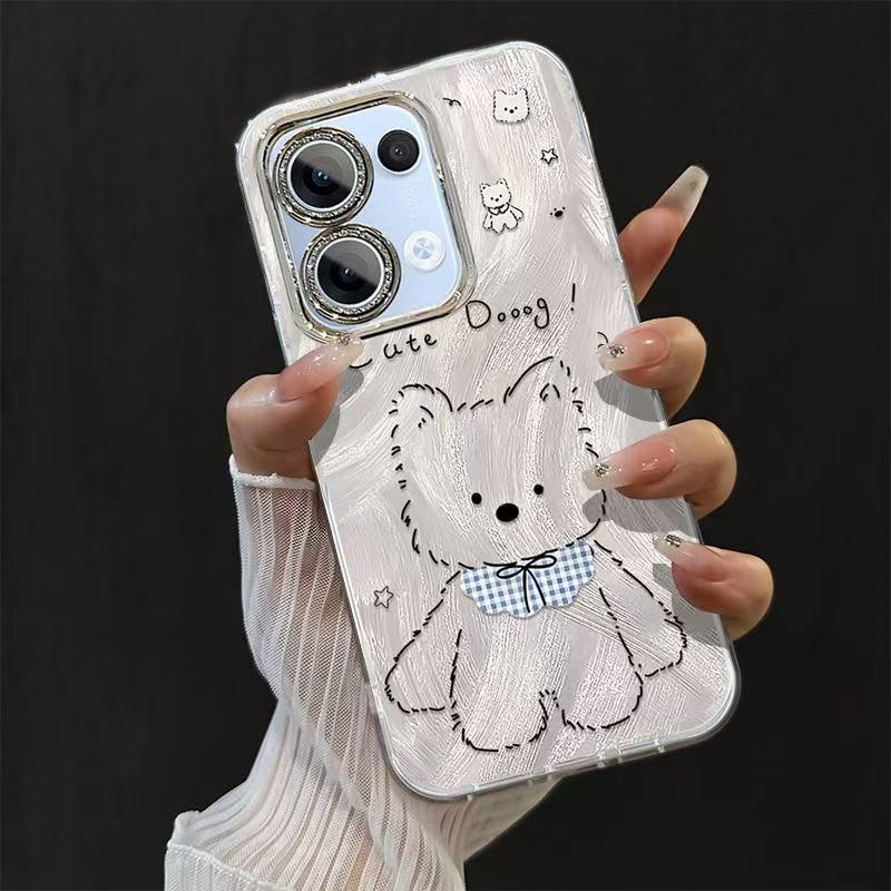 Oppo reno13 mobile phone case pkm110 soft opreno13pro protective cover 5g all-inclusive edge anti-fall pkk110 personalized creative 0pp0reno13 cartoon cute opopreno13 female model