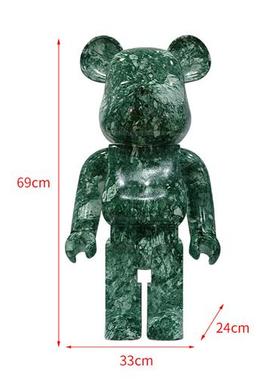 可爱暴力熊公仔玻璃钢摆件客厅电视柜室内装饰网红动物熊落地摆件