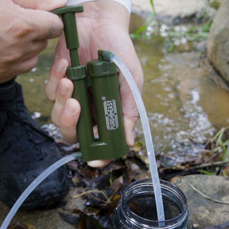 净易单兵净水器户外野外地震应急饮水净水设备除菌便携净水器装备