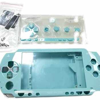 PSP1000 game case shell replacement shell psp1000 ເປືອກຫຸ້ມນອກເທິງແລະລຸ່ມມີສະຕິກເກີອຸປະກອນເສີມສະກູໃຫມ່