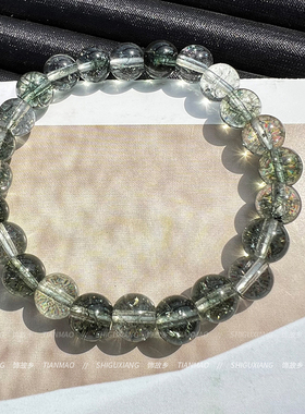 绿色水晶手链女款轻奢小众精致