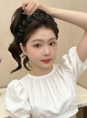 韩系波点发箍女款2026新款高颅顶