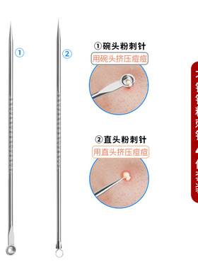 超尖细粉刺针去黑头针暗疮挤