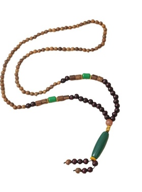 男女民族风毛衣链长款复古装饰衣服挂件木珠配饰秋冬项链如意元素