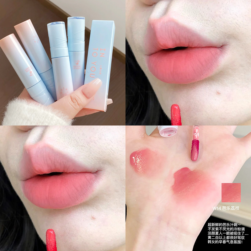 intoyou水雾唇釉新款2.0水光雾面唇彩口红不易沾杯掉色正品官方女 - 图2