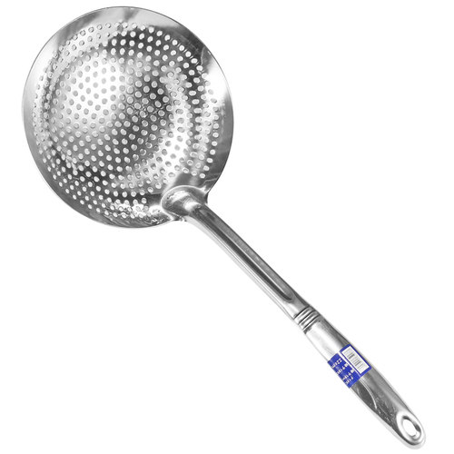 不锈钢油炸大漏勺加厚漏网商用捞勺厨师油鼓漏过滤网网筛过油大号 - 图3