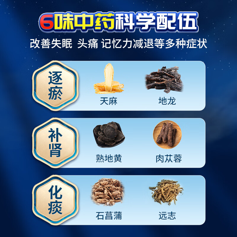 永孜堂天麻醒脑胶囊 0.4g*48粒头晕头痛失眠记忆力减退通络止痛