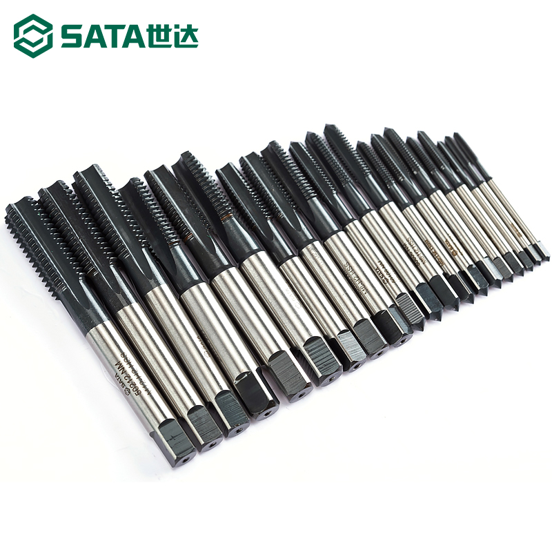 世达高速钢丝锥板牙套装40件套攻丝套丝钻头手动开丝器扳手50451 - 图3