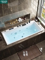 Farnsa embedded bathtub acrylic surf massage for home adult inset brickwork