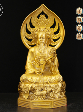 铜臻祥黄铜供奉中式客厅