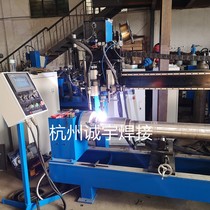 Supply cylinder piston rod double gun copper overlay automatic welding equipment abrasion resistant layer ring stitch automatic welding machine (Fig.