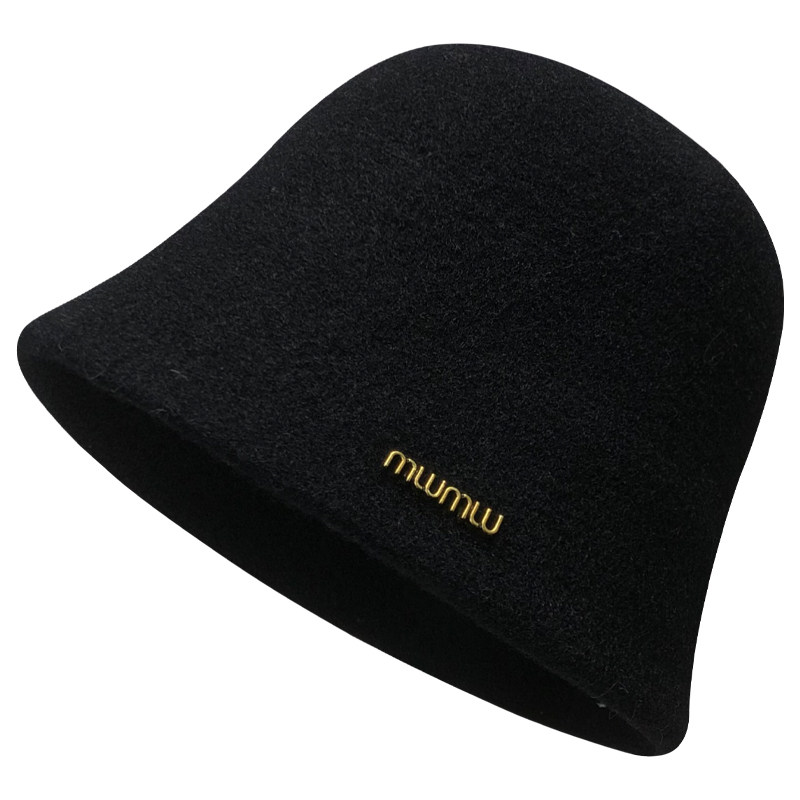 美拉德帽子女秋冬气质羊毛呢渔夫帽百搭显脸小水桶帽保暖护耳盆帽,淘宝优惠券,粉丝福利购,淘宝优惠卷