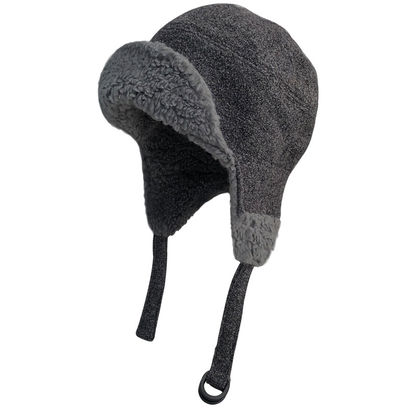 White Deer's same style flight hat to keep warm in winter and protect ears against cold