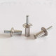 Knocking aluminum rivet core-burning flowering expansion nail
