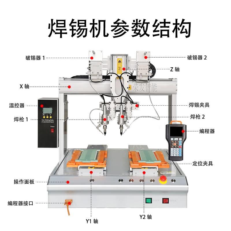 全自动焊锡机pcb电路板点焊机铝基板usb旋转焊线机 led数据线拖焊