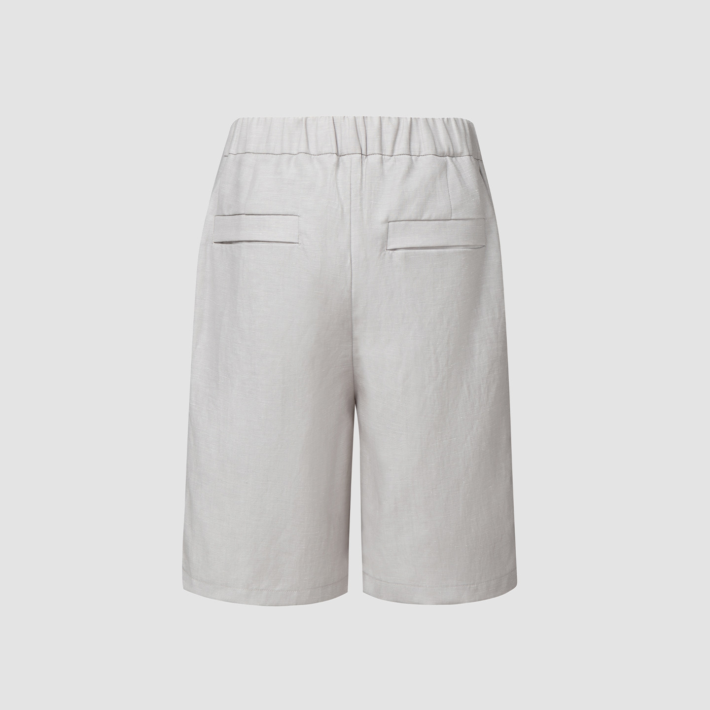 3BLK 高端定织羊毛亚麻混纺短裤 松紧腰休闲五分短裤,淘宝优惠券,粉丝福利购,淘宝优惠卷