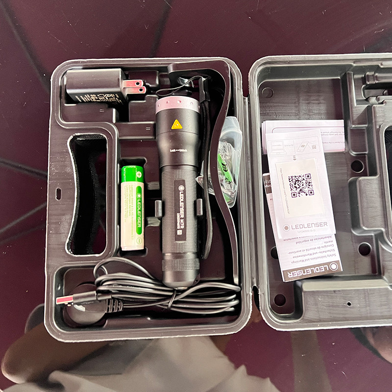 LEDLENSER/莱德雷神M7R户外强光战术手电筒家用便携充电LED远射灯