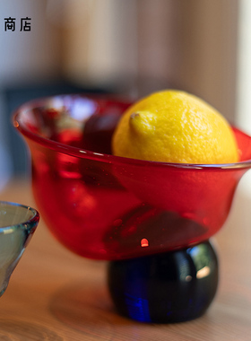 卷宗商店 | TICKLE QUO Drop 轻奢设计感琉璃玻璃碗水果甜点餐具