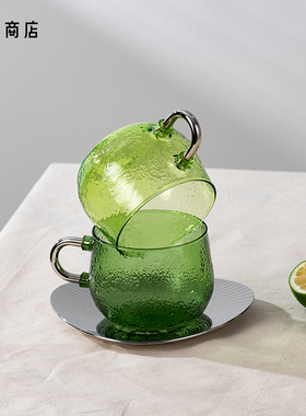 卷宗商店 | TICKLE QUO SLOWLY RISING 开心果色玻璃杯耐高温