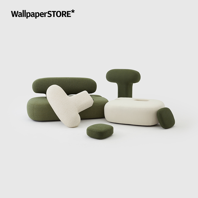 wallpaperstore | 间则 Pine-Pine模块组合软包简约沙发