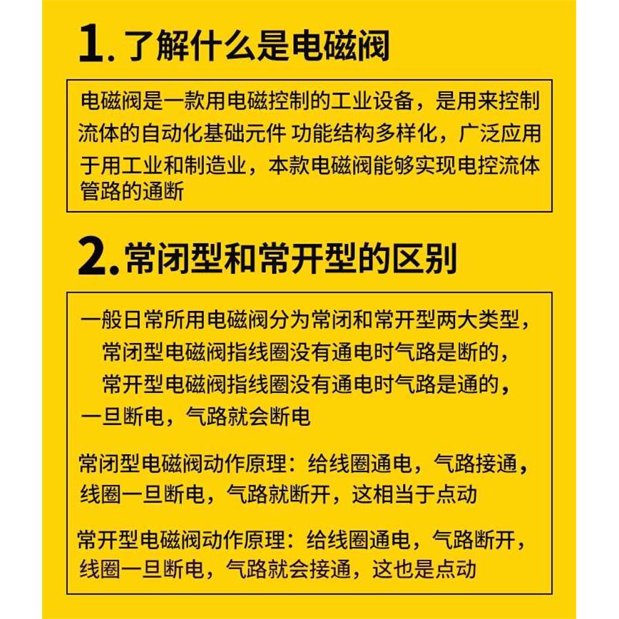 SAENYA全铜电磁阀森亚常V闭式水阀纯铜线圈AC2203VDC24气控阀分4 - 图1