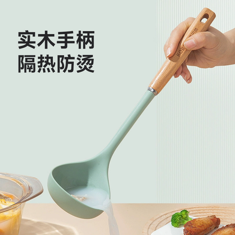 康巴赫硅胶锅铲耐高温家用炒菜铲子厨具套装汤勺食品级不粘锅专用