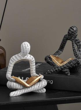 抽象艺术人物摆件现代简约电视柜酒柜客厅家居软装饰品样板间摆设