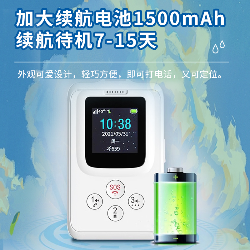 智能电子学生卡证校讯通卡片电话老人儿童防走丢定位器带支付功能 - 图2