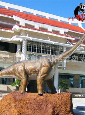 自贡仿真恐龙博物馆摆件科普学校教学机械恐龙模型食草恐龙腕龙