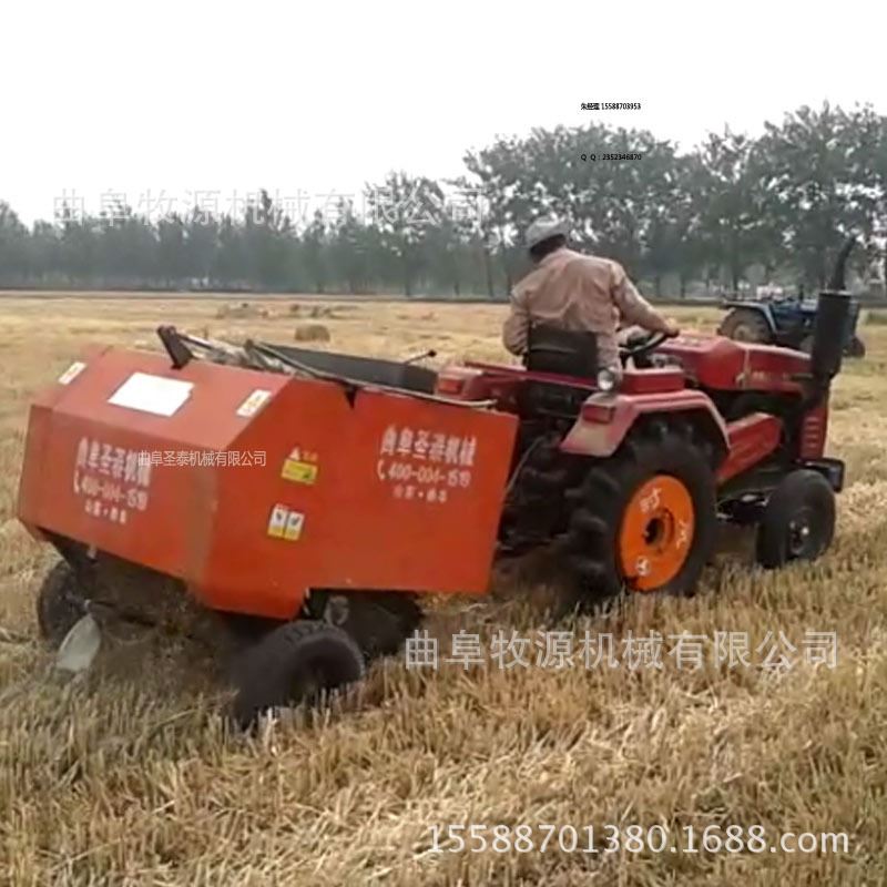 麦秸捡拾打捆机厂家 行走式稻草捡拾打包机 小麦秸秆打捆机价格 - 图2