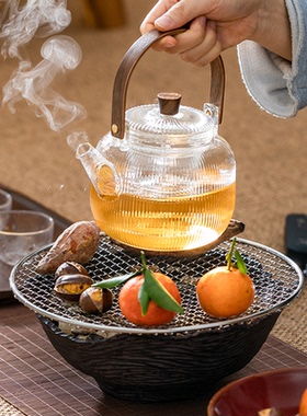 鼎牌丨宋艺轩围炉煮茶电陶炉煮茶器玻璃茶壶泡茶煮茶炉