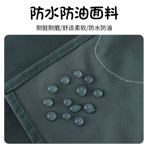 防水防油家用厨房背带围裙时尚韩版成人做饭干活耐脏工作服定制 - 图2