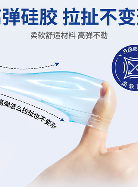 儿童指套防水泡药防脏洗澡指套防水硅胶护指神器手脚趾保护套