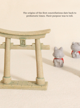 日式鸟居摆件造景微景观