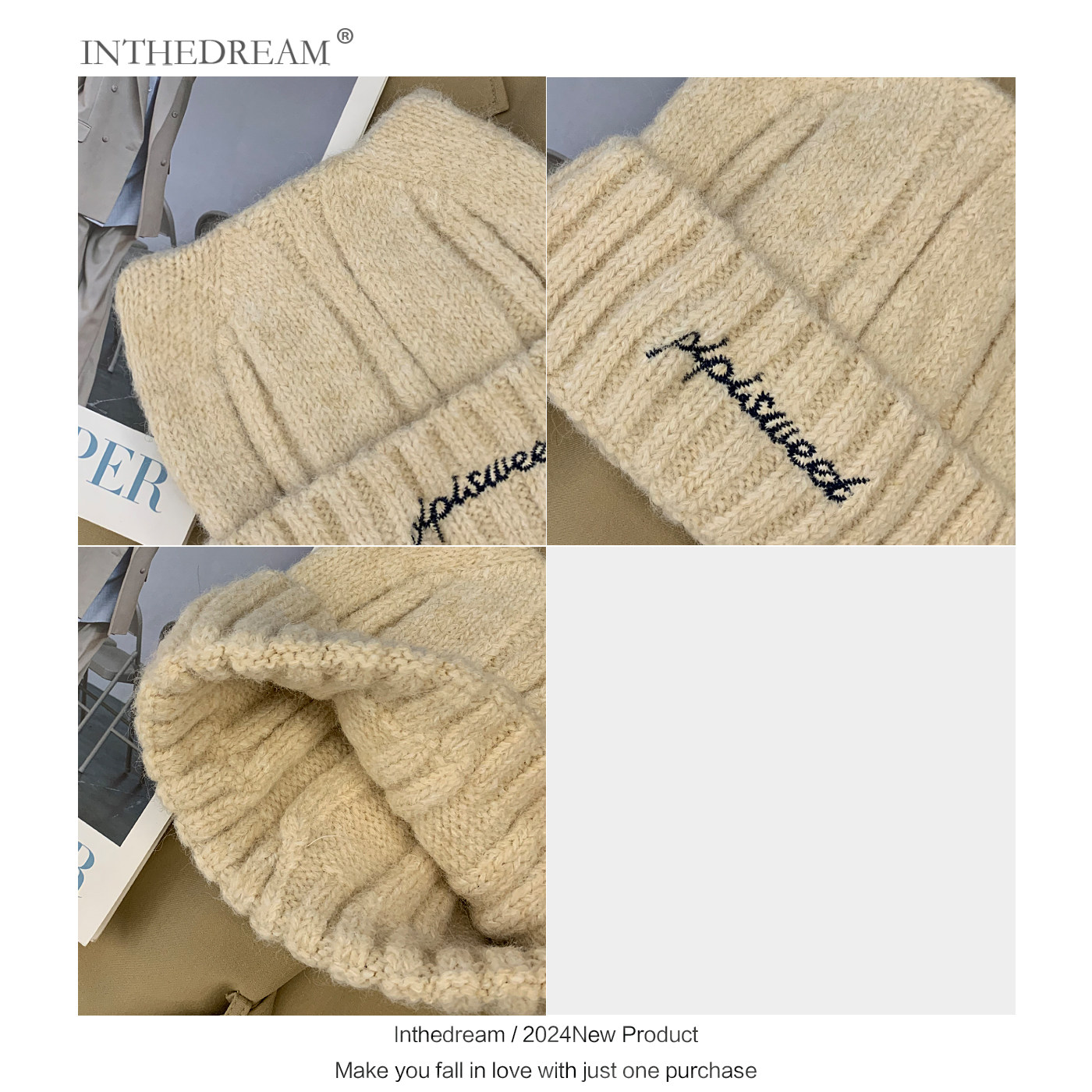 猫耳朵帽子女款秋冬季韩系高级感可爱保暖护耳显脸小针织毛线冷帽,淘宝优惠券,粉丝福利购,淘宝优惠卷