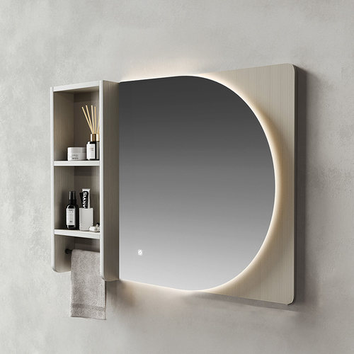 索菲亚定制组合卫浴柜卫生间台盆柜一体陶瓷洗手盆镜柜定制浴室柜 - 图3