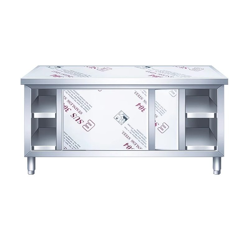 国标304特厚整体焊接不锈钢拉门工作台厨房操作台打荷台支持检测,淘宝优惠券,粉丝福利购,淘宝优惠卷