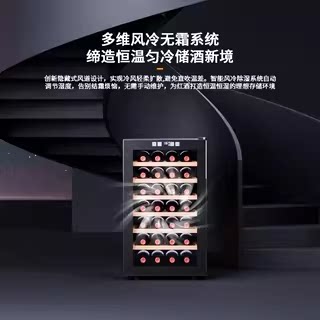 Bacchus/芭克斯红酒柜电子恒温储酒柜葡萄酒柜家用小型冰吧冷藏柜