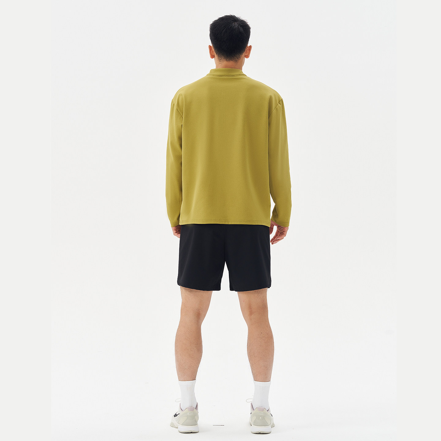 FUTURE MAKER 云感纹抑菌速干分割撞色半拉链针织休闲运动长袖T恤,淘宝优惠券,粉丝福利购,淘宝优惠卷