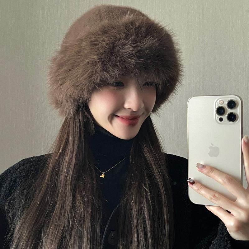 秋冬新款毛绒地主帽女潮防寒保暖帽子东北盆帽护耳帽显脸小渔夫帽,淘宝优惠券,粉丝福利购,淘宝优惠卷