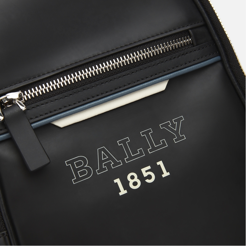 【官方正品】BALLY/巴利男士黑色胸包6302614-图3