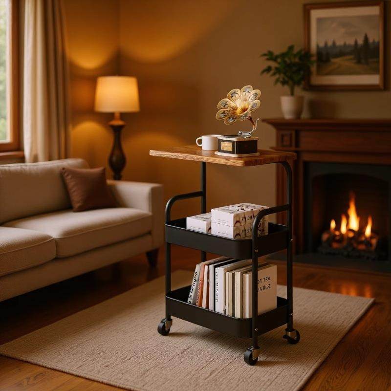 拉车套罩可移动小推车沙发边几床边置物架高茶几桌子客厅零食出租,淘宝优惠券,粉丝福利购,淘宝优惠卷