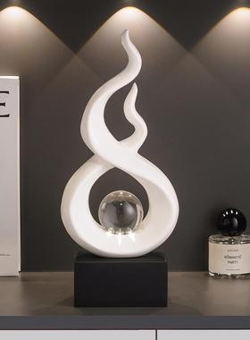 风生水起摆件玄关客厅电视柜酒柜轻奢高档软装装饰品乔迁新居礼物