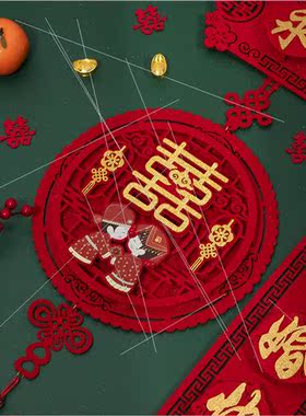 Wedding couplets men door decoration wedding room decoration
