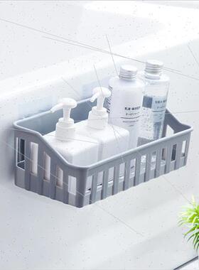 Bathroom No-Punch Shelf Non-Tracking Plastic Wall Mounted St