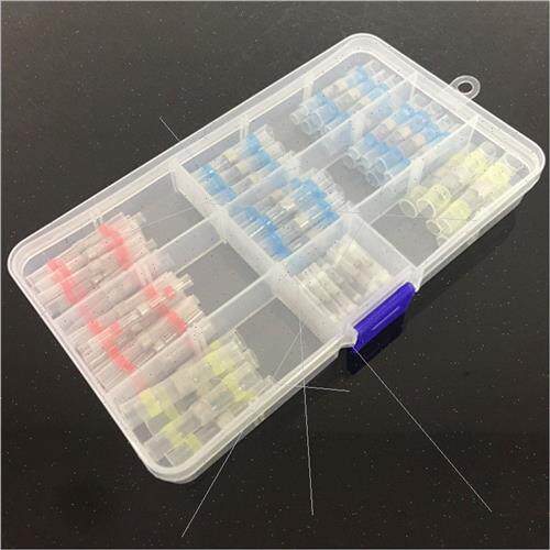 100pcs Heat Shrinkable WaterproSolder Ring Boxed Terminals - 图1