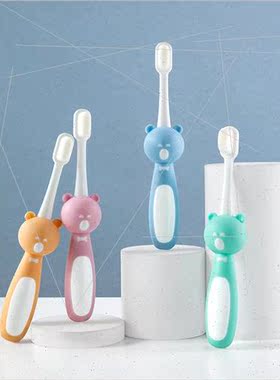 Cartoon children toothbrush single pack 10,000 soft bristles