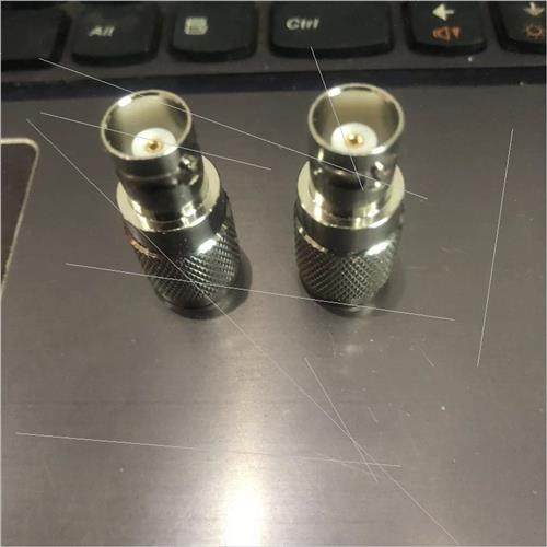 Copper nickel plated BNC female to intercom male Gold plated - 图2