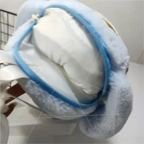 Bag bag plush fur wh bag shoulder bag children toys bag cell-图1